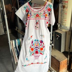 Mexican traditional Puebla dress